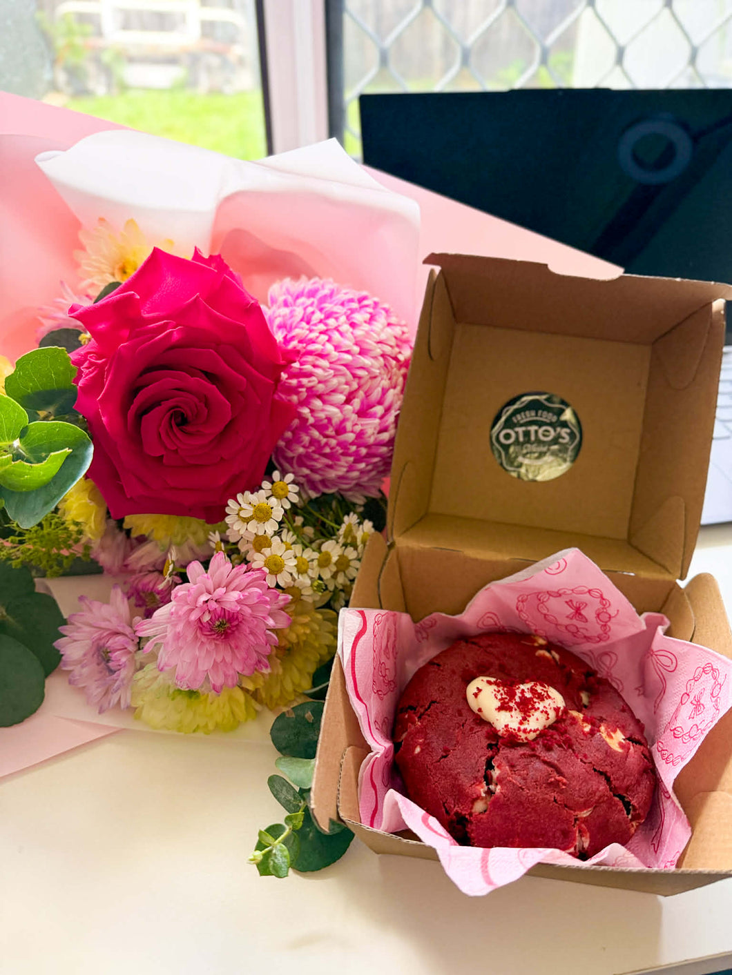 🌸🍪Flowers and Cookie